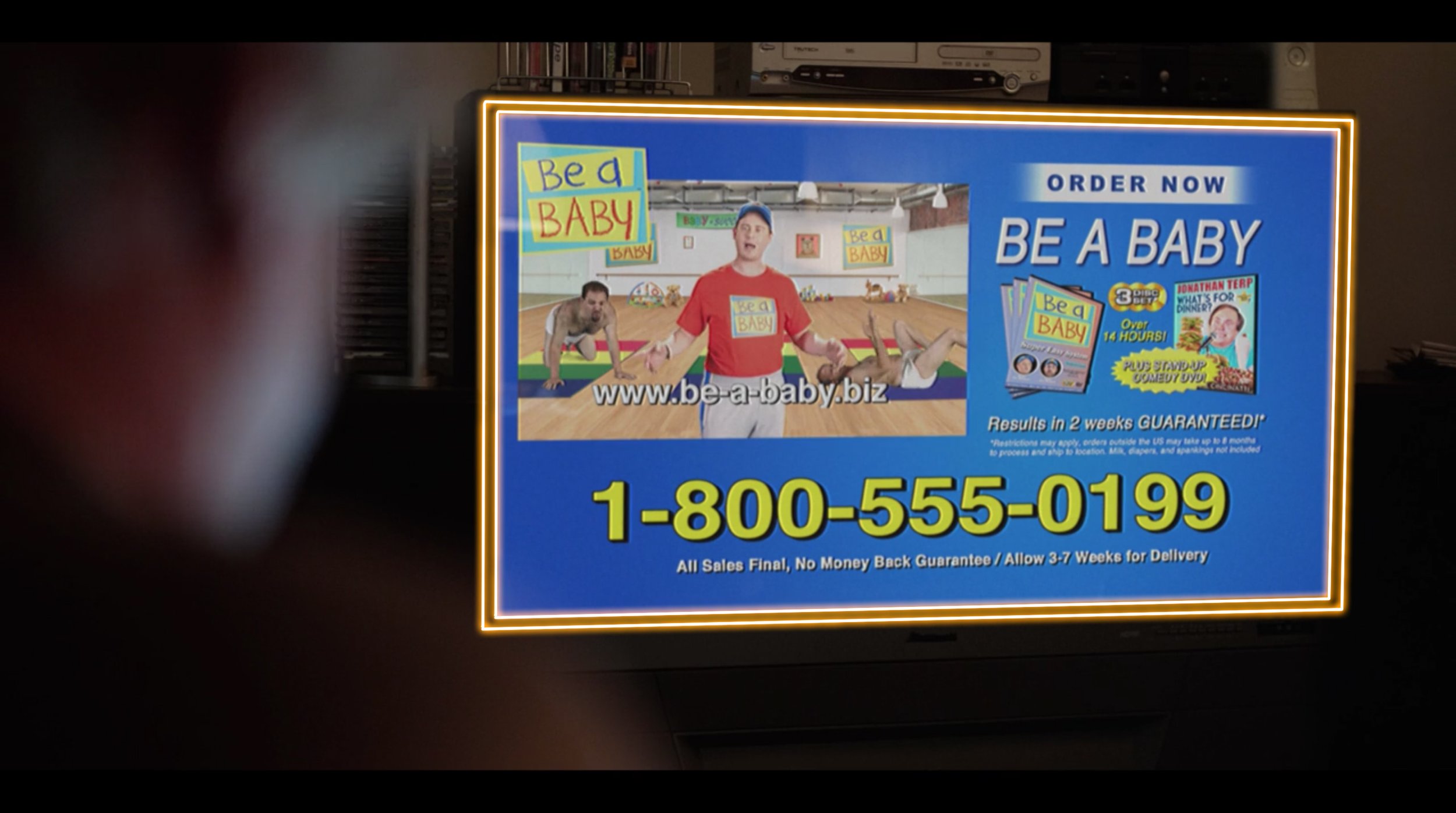 'Be a BABY' Infomercial Overlay