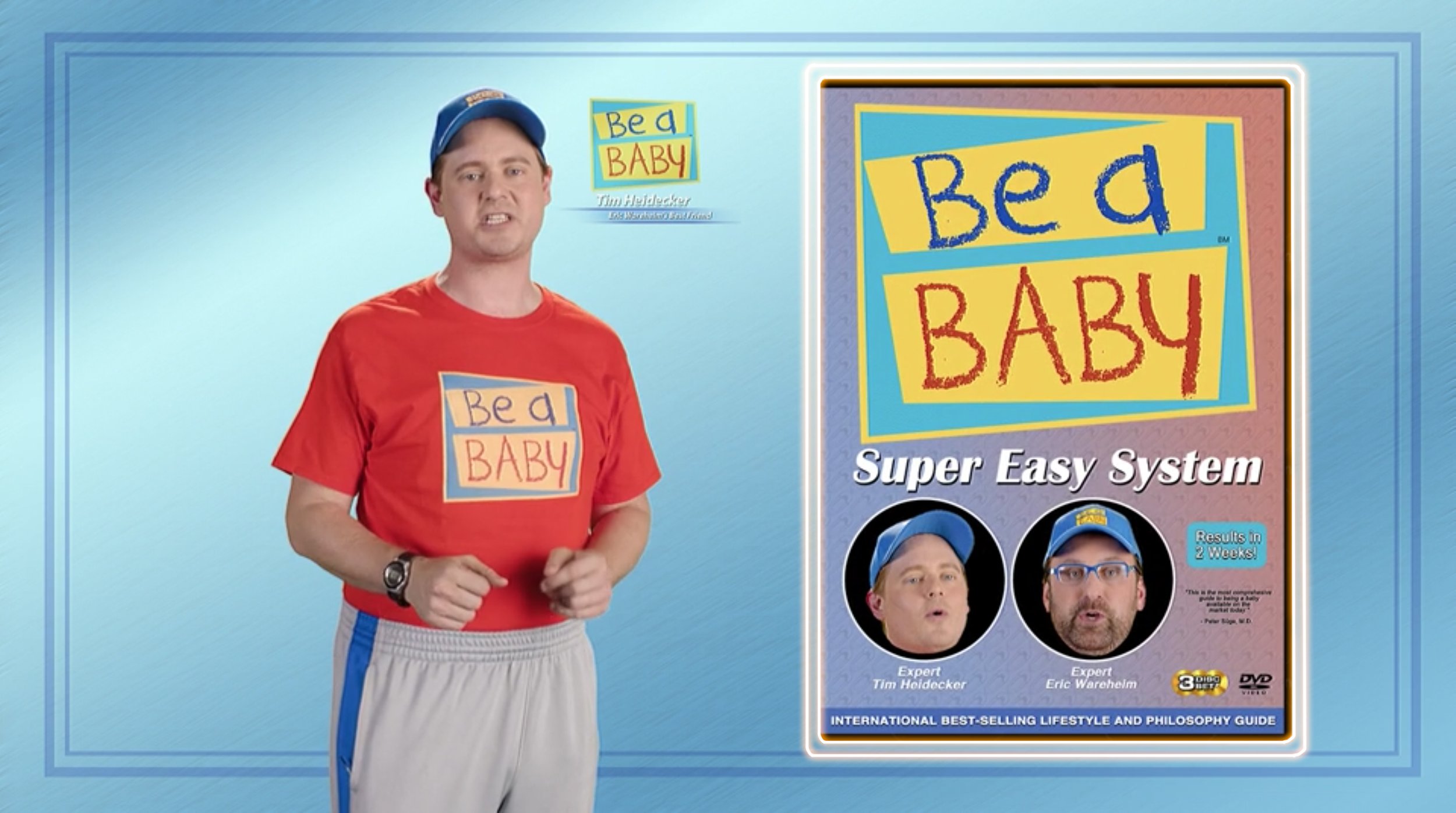 'Be a BABY' Logo and DVD Cover