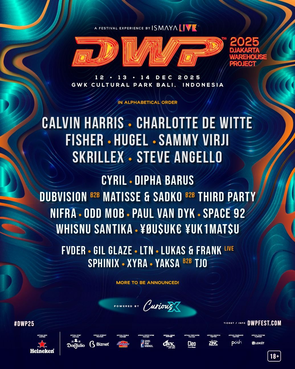 DJAKARTA WAREHOUSE PROJECT UNVEILS PHASE TWO LINEUP FOR DWP 2025 IN BALI