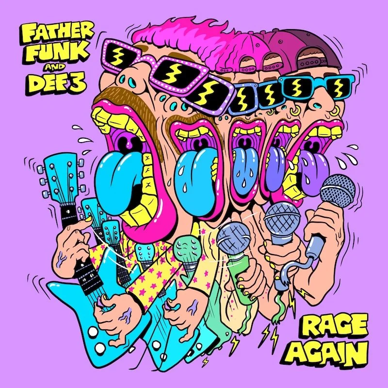 BASS PRODUCER AND MULTI-INSTRUMENTALIST FATHER FUNK TAPS DEF3 FOR PUNK-INFUSED DUBSTEP ANTHEM “RAGE AGAIN”