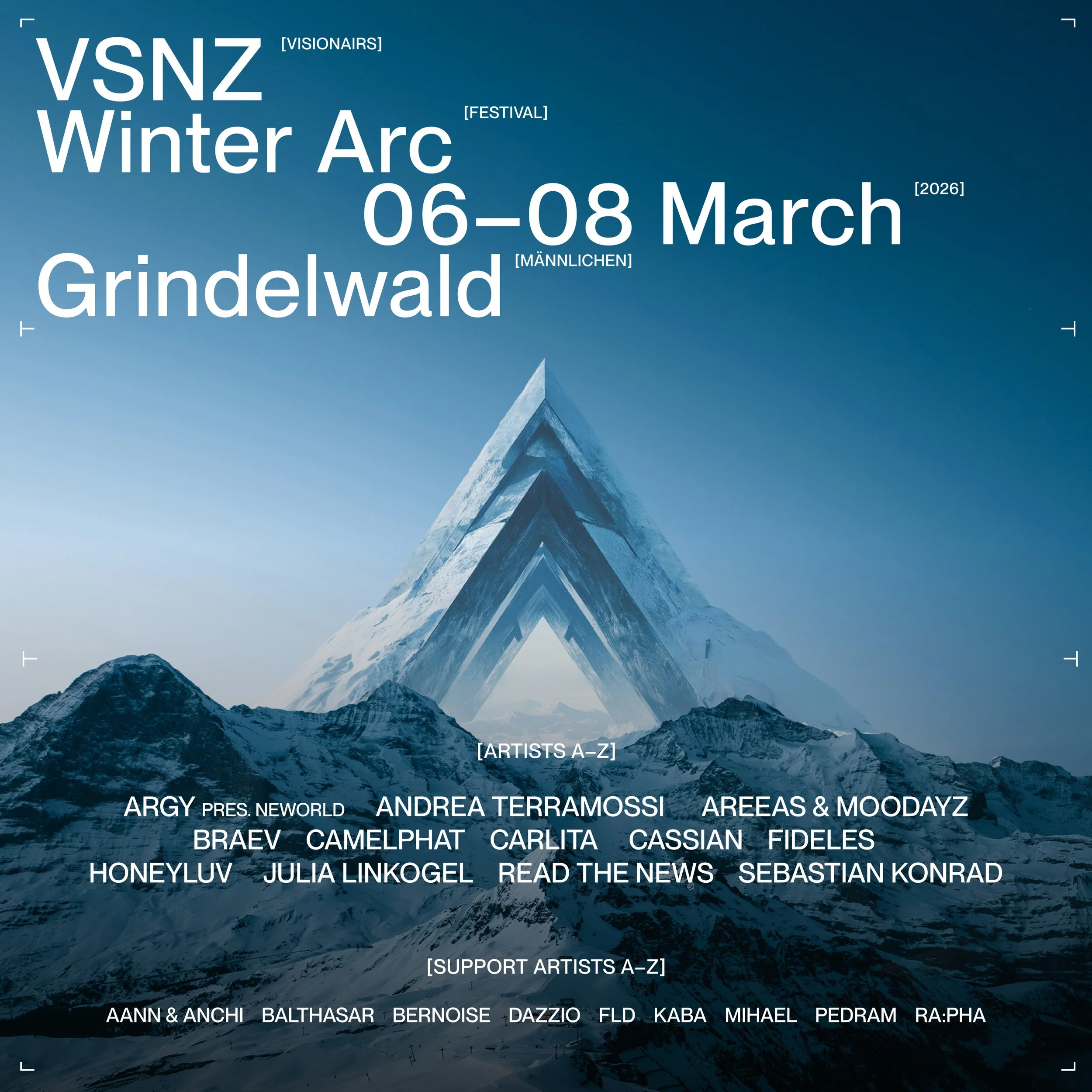 VSNZ WINTER ARC RETURNS TO THE SWISS ALPS FOR 2026