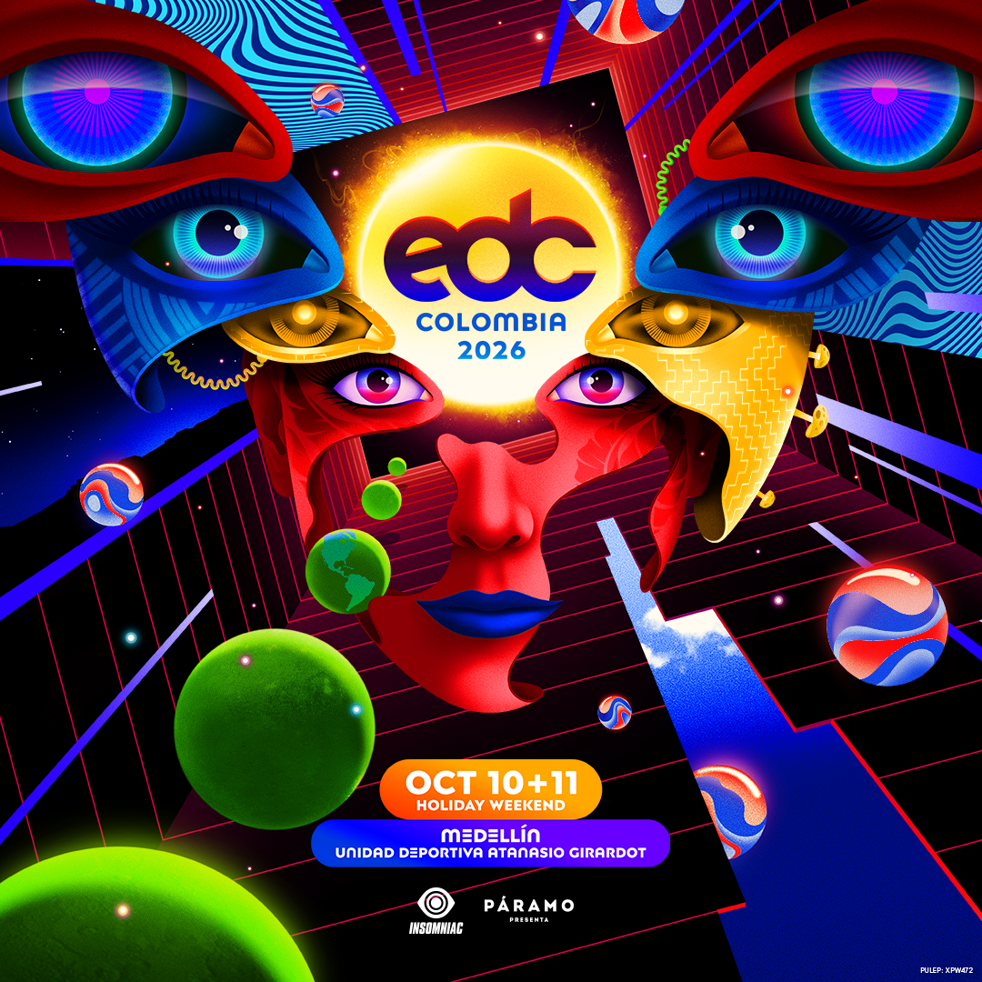 INSOMNIAC REVEALS DATES FOR DEBUT EDITION OF EDC COLOMBIA IN MEDELLÍN