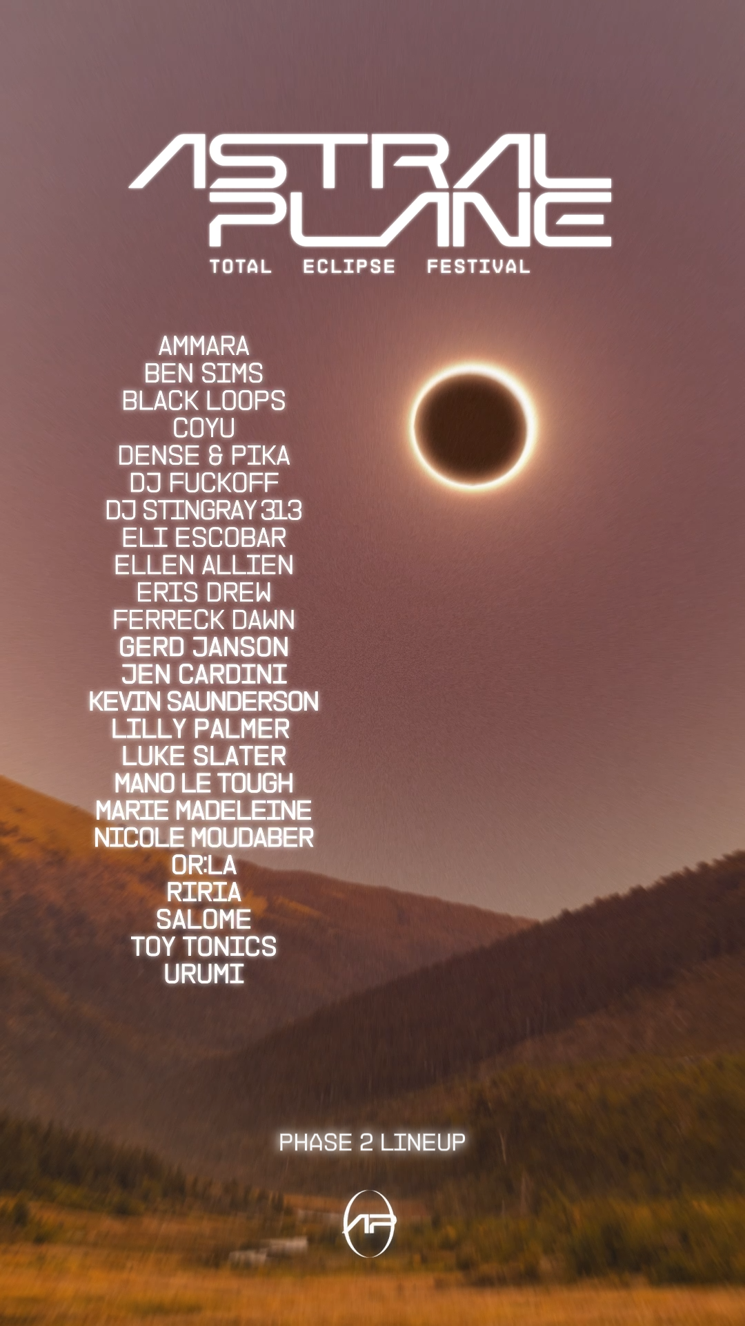 ASTRAL PLANE: TOTAL ECLIPSE FESTIVAL LA PINILLA MOUNTAIN RESORTS, SEGOVIA, SPAIN
