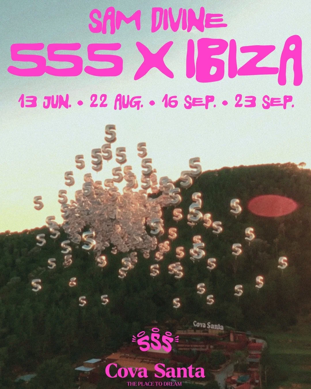SAM DIVINE ANNOUNCES DEBUT IBIZA RESIDENCY FOR 555 AT COVA SANTA 