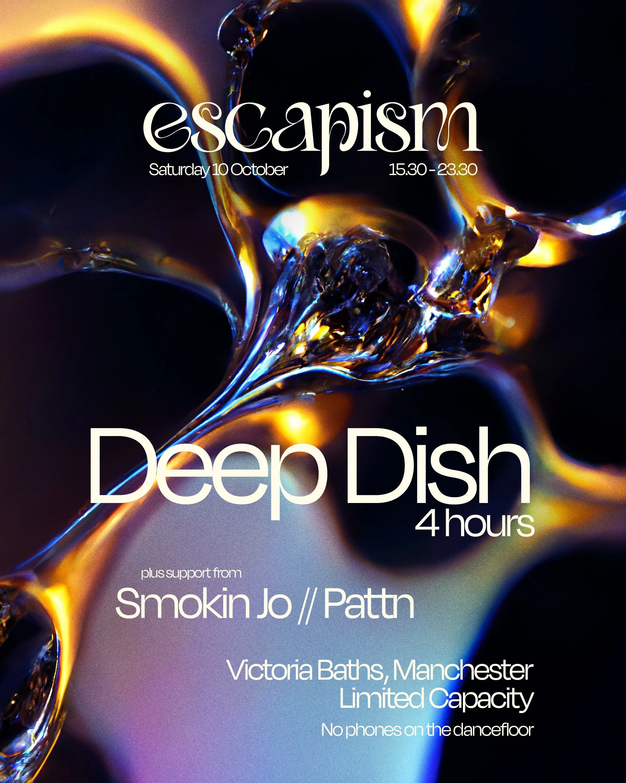ESCAPISM LAUNCHES IN MANCHESTER WITH DEEP DISH, SMOKIN JO AND PATTN AT THE ICONIC VICTORIA BATHS