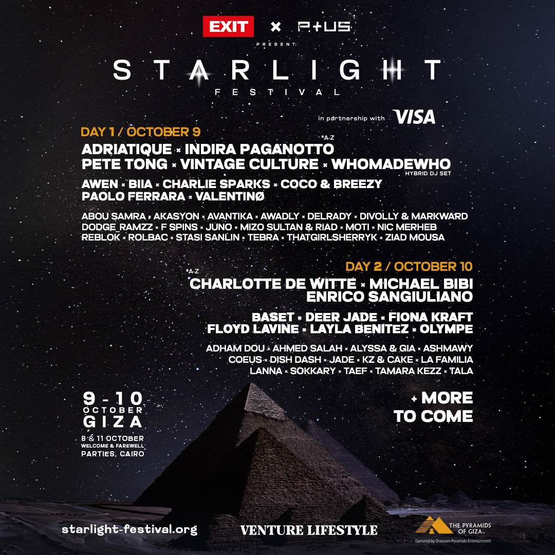 INDIRA PAGANOTTO AND ARTCORE MAKE EGYPT DEBUT AT STARLIGHT FESTIVAL THIS OCTOBER