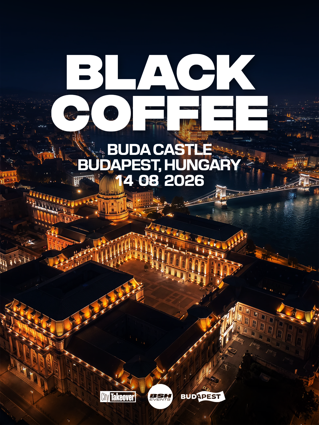 BLACK COFFEE TO HEADLINE EXCLUSIVE OPEN-AIR SHOW AT UNESCO-LISTED BUDA CASTLE