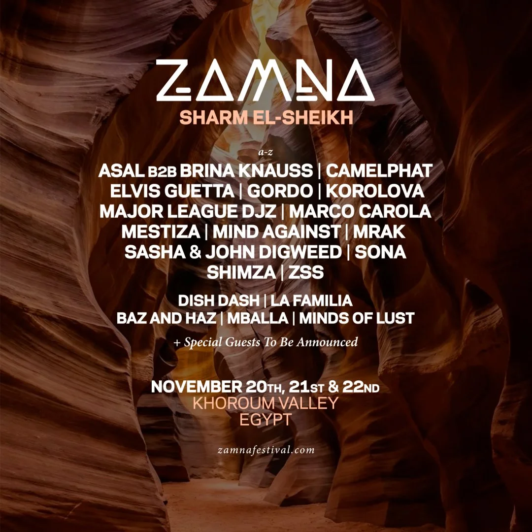ZAMNA UNVEILS PHASE 2 LINEUP FOR 2026 RETURN TO SHARM EL SHEIKH'S SINAI DESERT WITH MARCO CAROLA, GORDO, CAMELPHAT, ELVIS GUETTA AND MORE