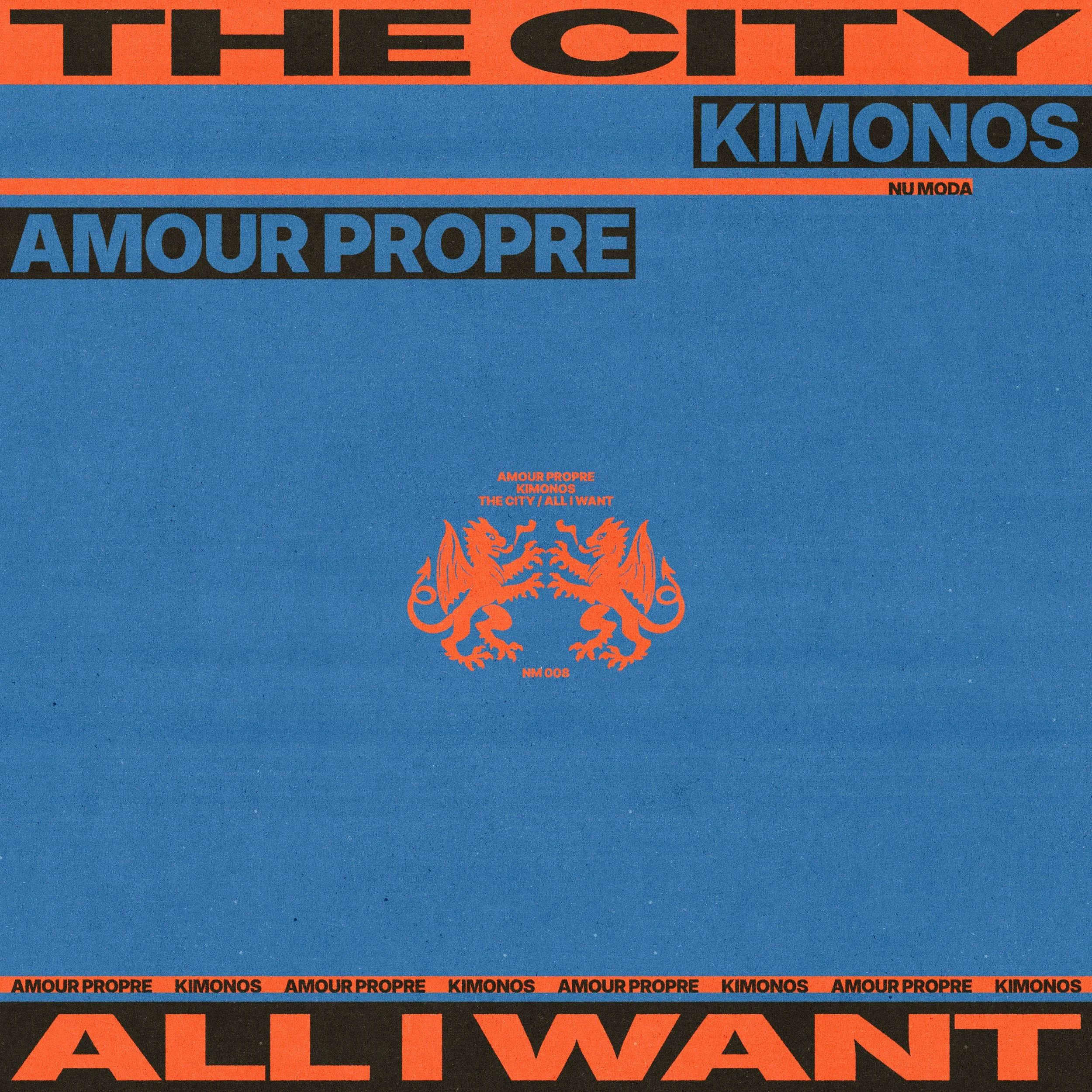 KIMONOS AND AMOUR PROPRE DEBUT ON NU MODA WITH TWO-TRACK RELEASE “THE CITY / ALL I WANT”