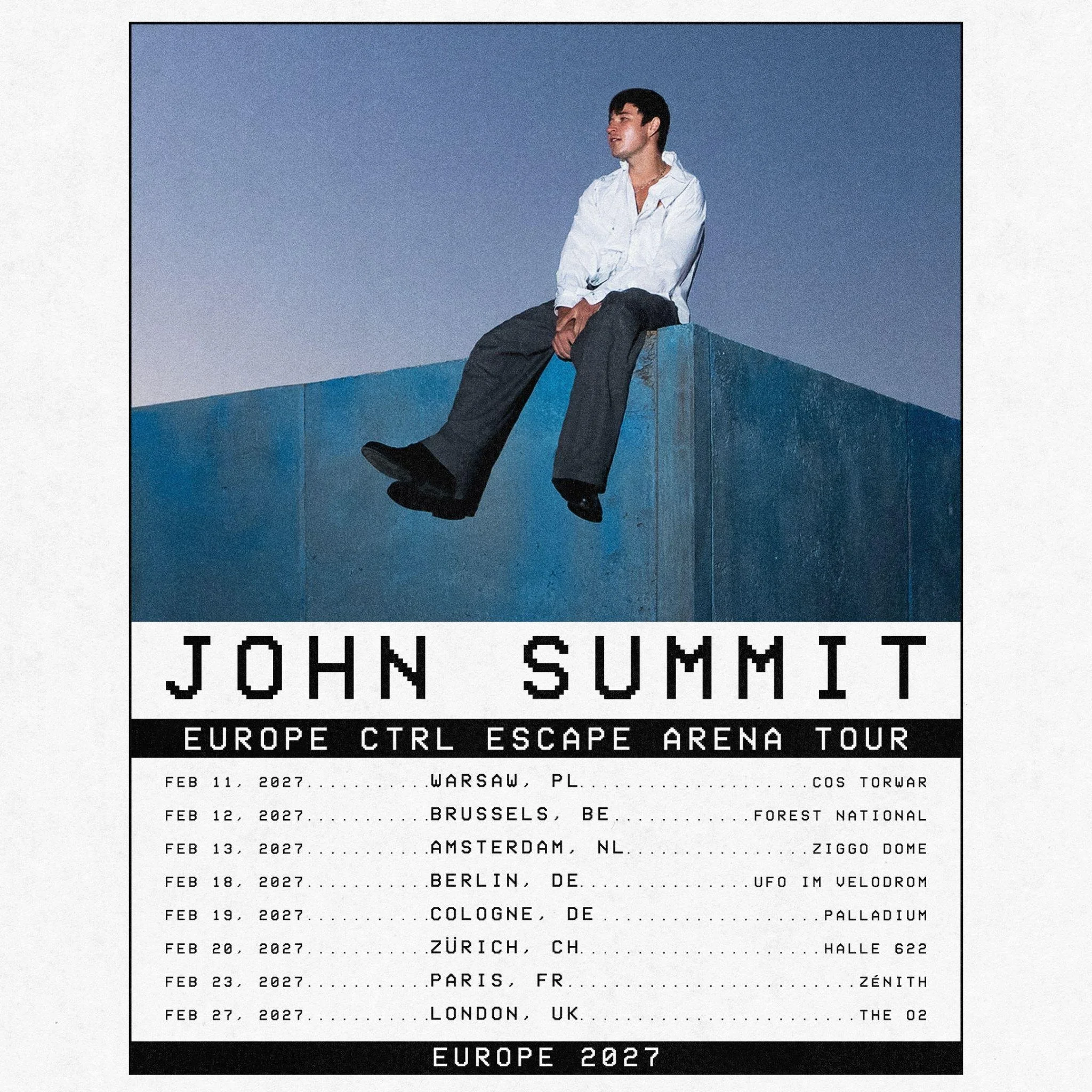 JOHN SUMMIT ANNOUNCES BIGGEST EUROPEAN HEADLINE TOUR TO DATE
