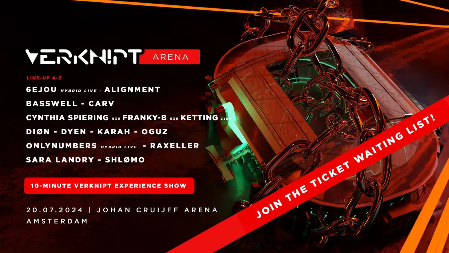 VERKNIPT DROPS STACKED LINE-UP FOR GROUNDBREAKING VERKNIPT ARENA SHOW ...