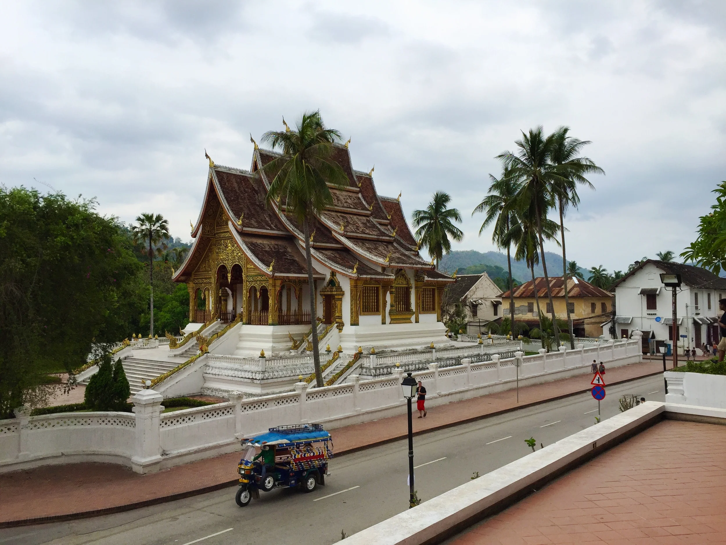 Laotian traffic jam