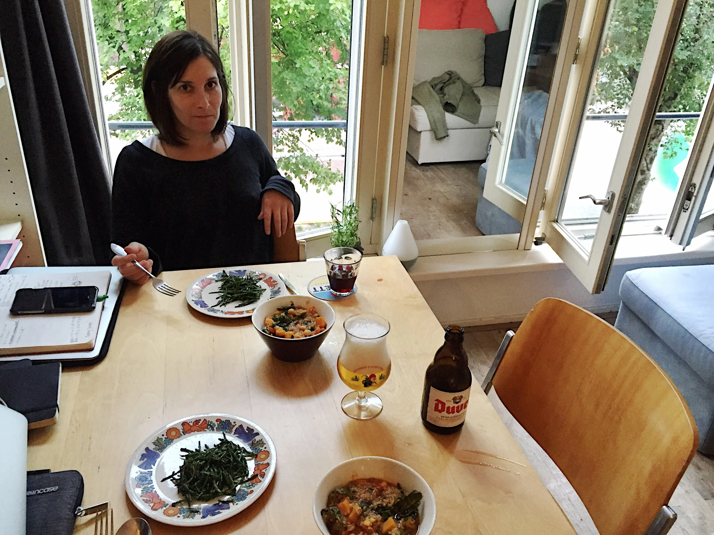 We resorted to cooking most meals in our apartment