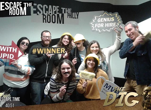 Stop #2 on the @blumamillman birthday day in town - killed the Escape Room, now on to bar hopping...