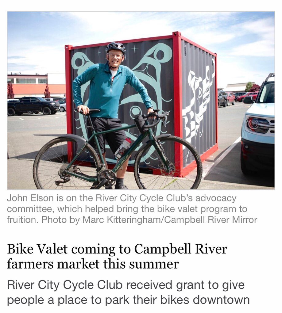 Thanks for the shout out 📰@campbellrivermirror 

If there&rsquo;s anything better than the Sunday Market on a sunny day, it&rsquo;s the Sunday Market with FREE BIKE PARKING! 
🚲🚲🚲🚲🚲

Come on down to Spirit Square this Sunday (and every Sunday) f