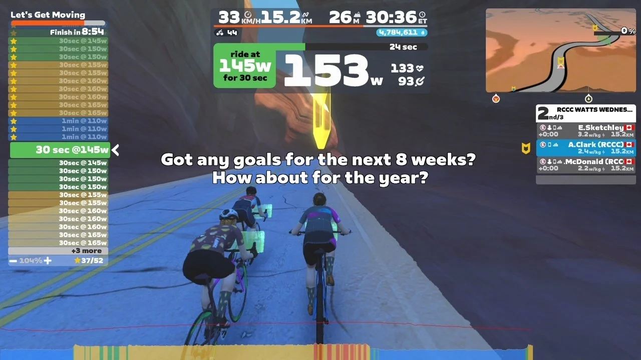 Watts Wednesday Group Zwift Workout (Copy) (Copy) (Copy)