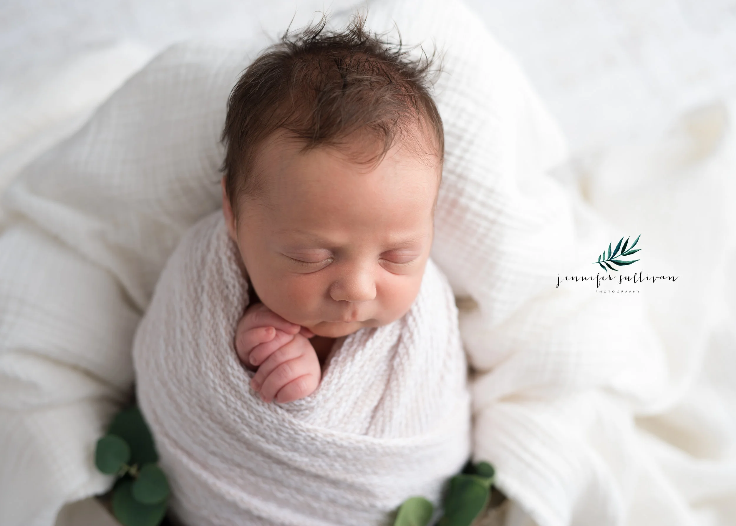 Jennifer Sullivan Photography is offering a great opportunity to capture this very special time in your life. Winter Special includes a complimentary mini maternity studio session or a mini fresh 48 session which includes 5 digital images of your choice with a scheduled deluxe newborn session. Did you know that I offer Fresh 48 sessions. These are done in the hospital the day after baby is born to capture those very first memories of life after your baby is born. I am also now offering petite newborn and petite cakesmash session. See my details page for more information. Baby plans are available and include 3 or more sessions in baby’s first year including maternity, deluxe newborn, fresh 48, milestone, deluxe cakesmash and sunset sessions. Contact me for discount information. I also offer gift certificates and baby registry. You can only use so many little outfits that they outgrow so quickly but the gift of baby portraits will last a lifetime. Jennifer Sullivan Photography specializes in newborn, baby and family photography giving you simple, natural, organic portraits.