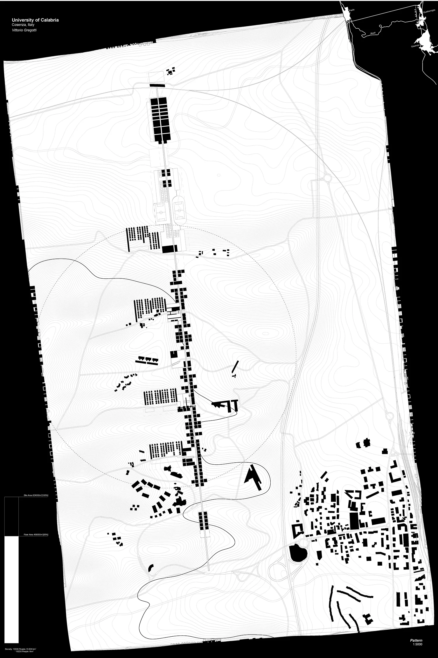   Gregotti's Conceptual Site Plan  