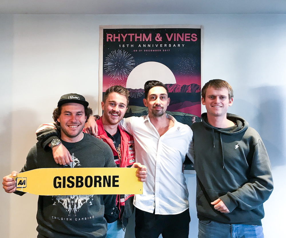 From Left: Sunny Brown, Matt Whitehead, Cory Houghton and Tom Witters