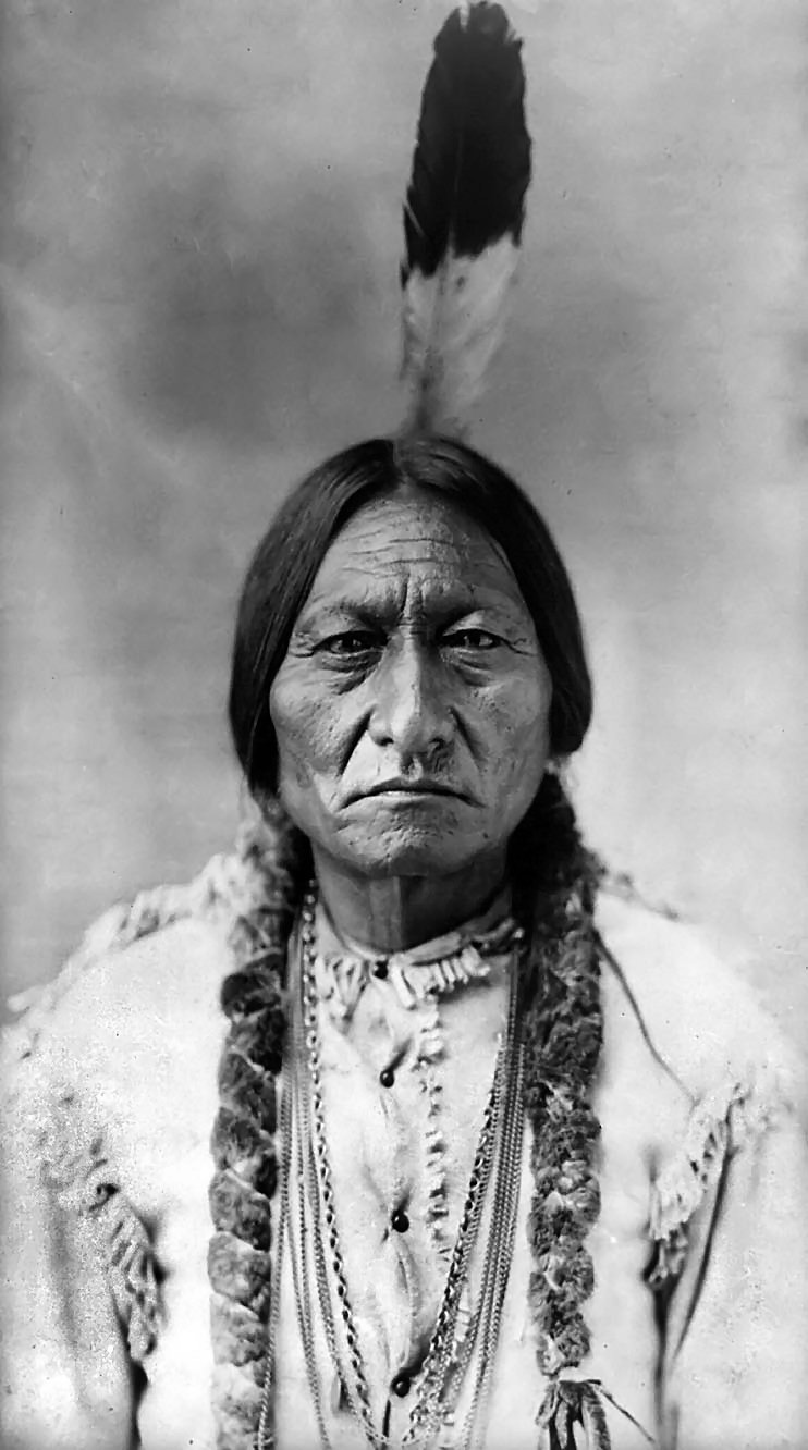 Sitting Bull, Hunkpapa Lakota, 1884, photo by David Francis Barry