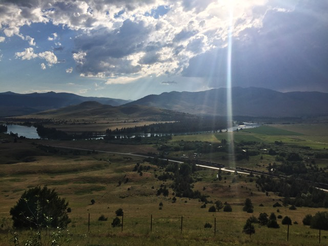 View of the Flathead River from the National Bison Range