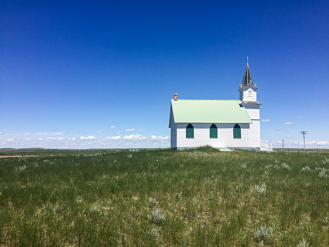 Scandia Lutheran Church near Malta, Montana