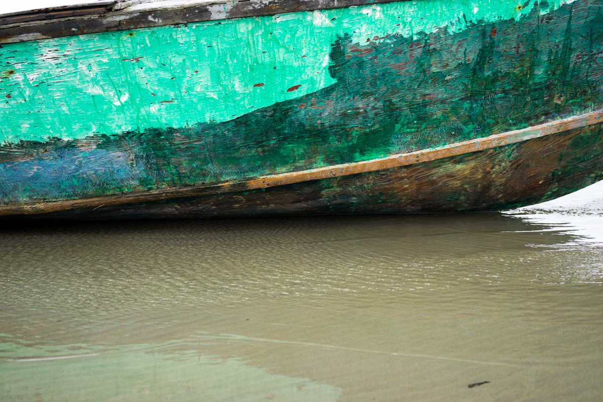 Boats are a key means of transport during the summer months.