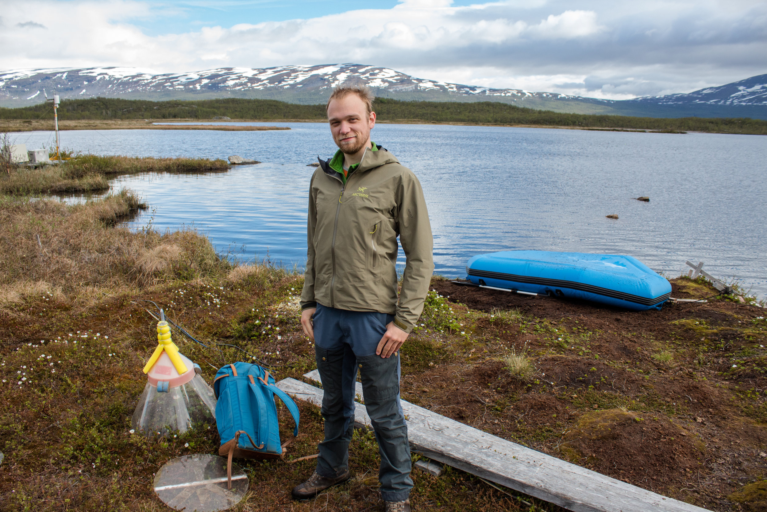 Joachim Jansen is a PhD student at Stockholm University who studies methane releases from Arctic lakes and wetlands.
