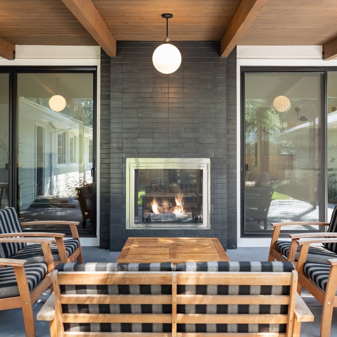 It&rsquo;s finally legitimately patio season! 

We love this Belcaro patio and the way the wood beams travel from the outdoors to within the home. Perfect for an afternoon iced tea or an evening glass of wine, we envision this patio to host many fami