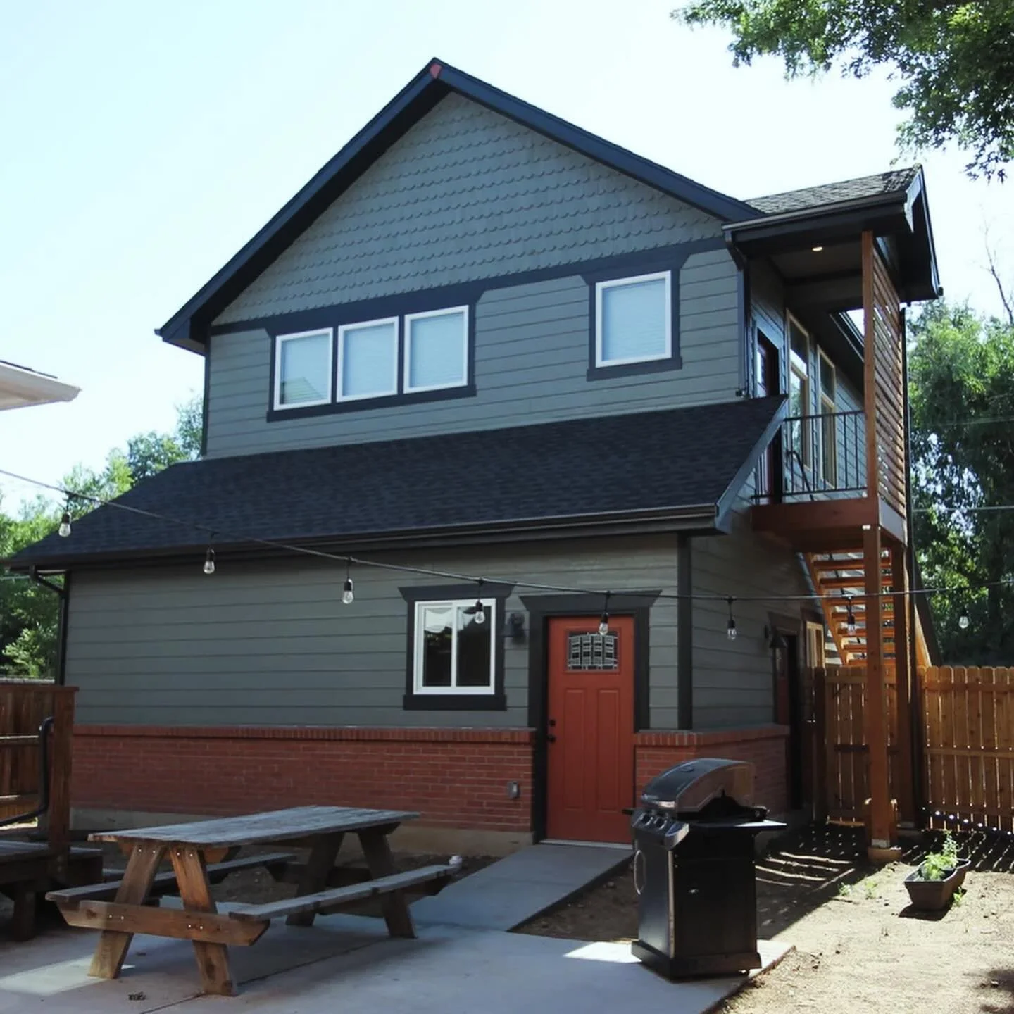 We’ve been digging into some new ADU work lately, and thinking about one of our very first along the way. This ADU was built in Old Town Arvada and housed an oversized garage, music studio, and 1 Bedroom apartment.  #denverADU #accessorydwellin