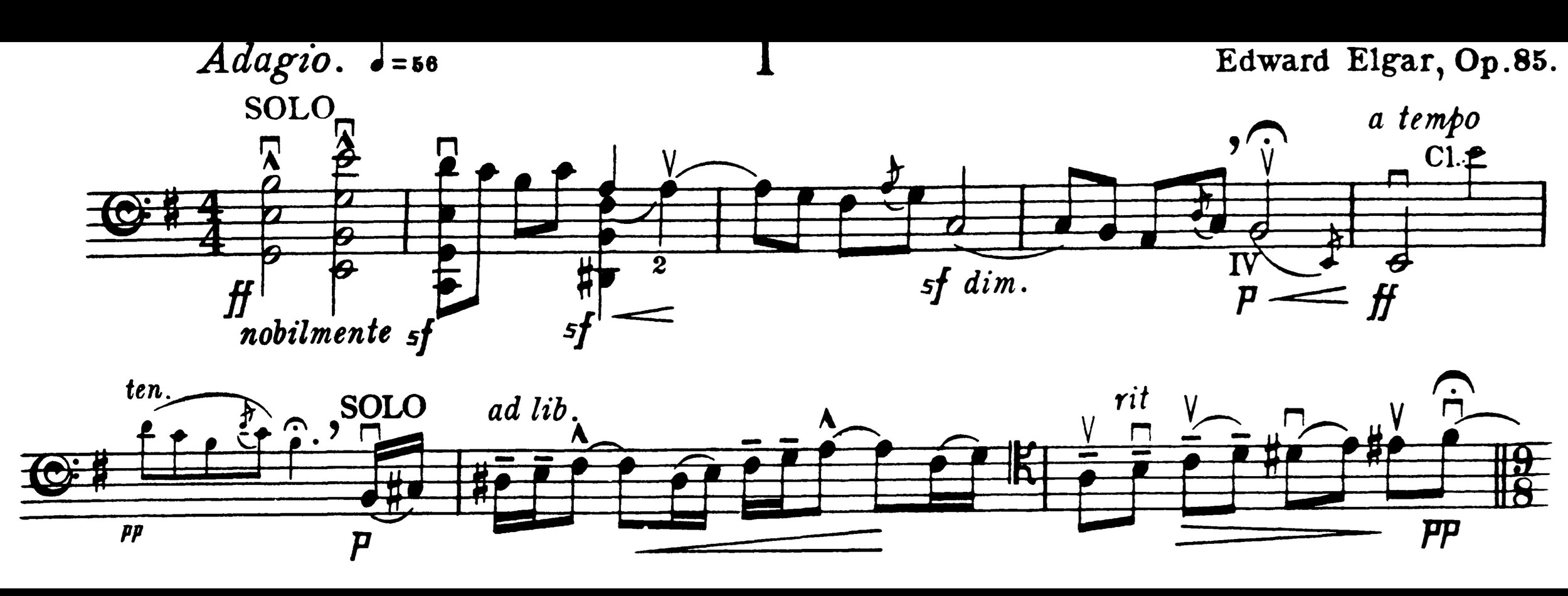 The grand, quasi ad libitum opening of the first movement