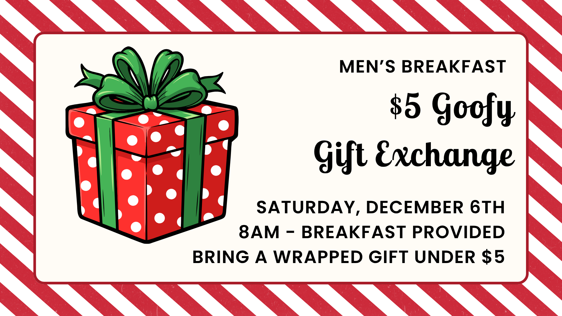 Men’s Christmas Breakfast Party
