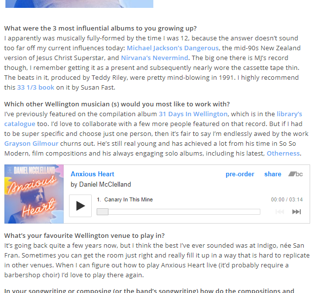 Daniel McClelland Interview on The Eighth Note