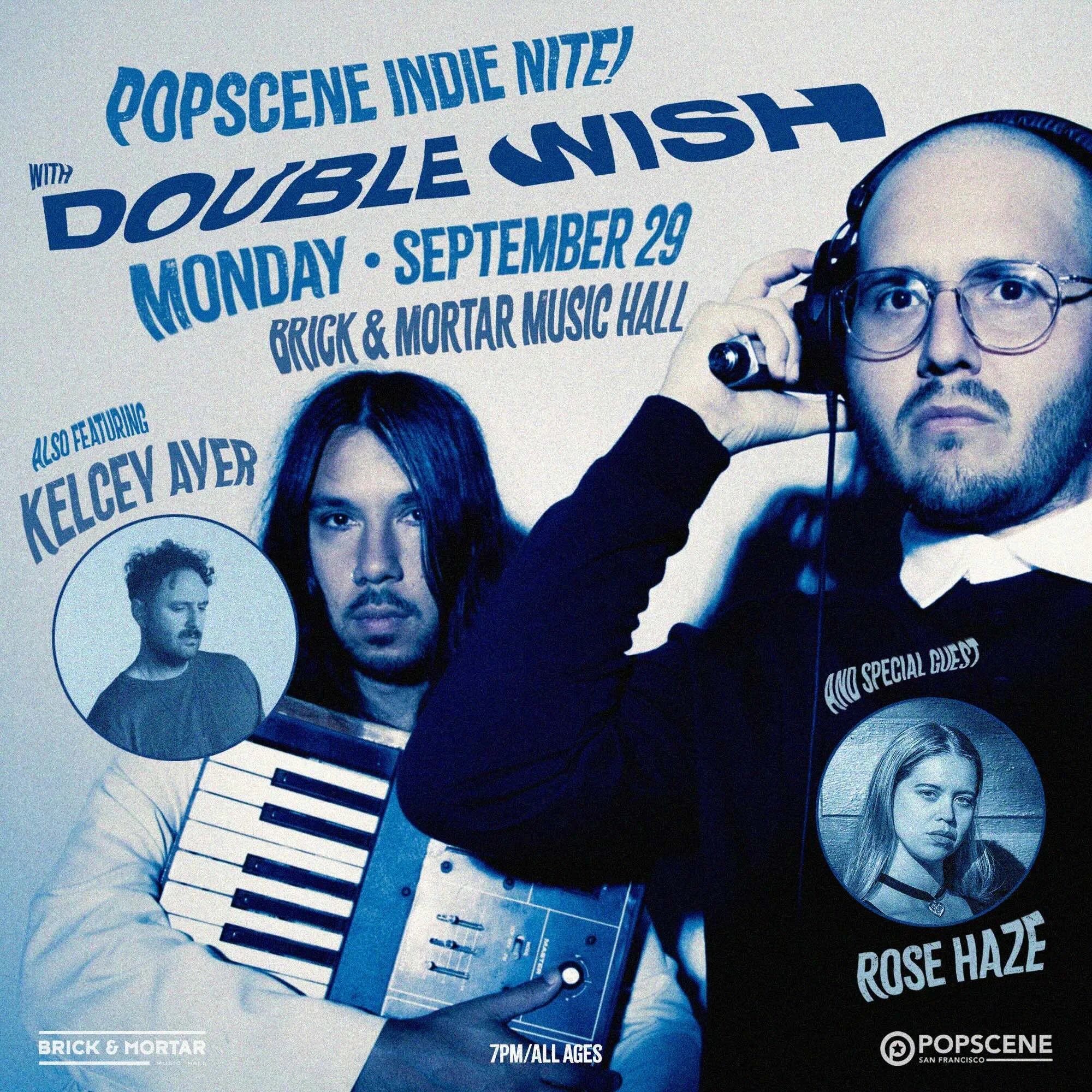 POPSCENE INDIE NITE! WITH DOUBLE WISH AND MORE!