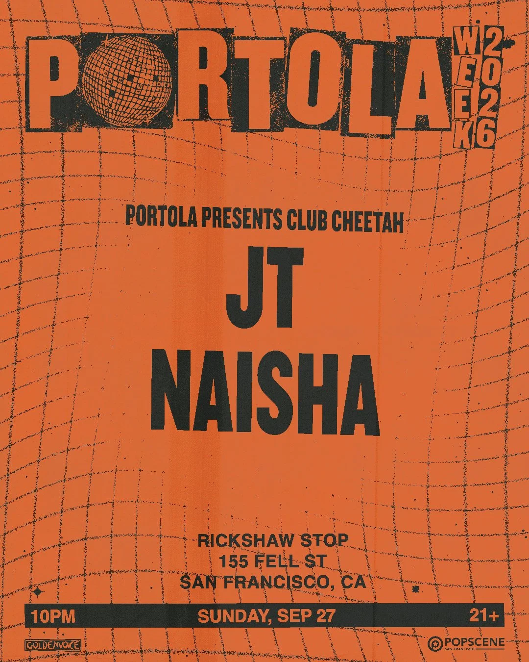 PORTOLA AFTER PARTY: JT x NAISHA