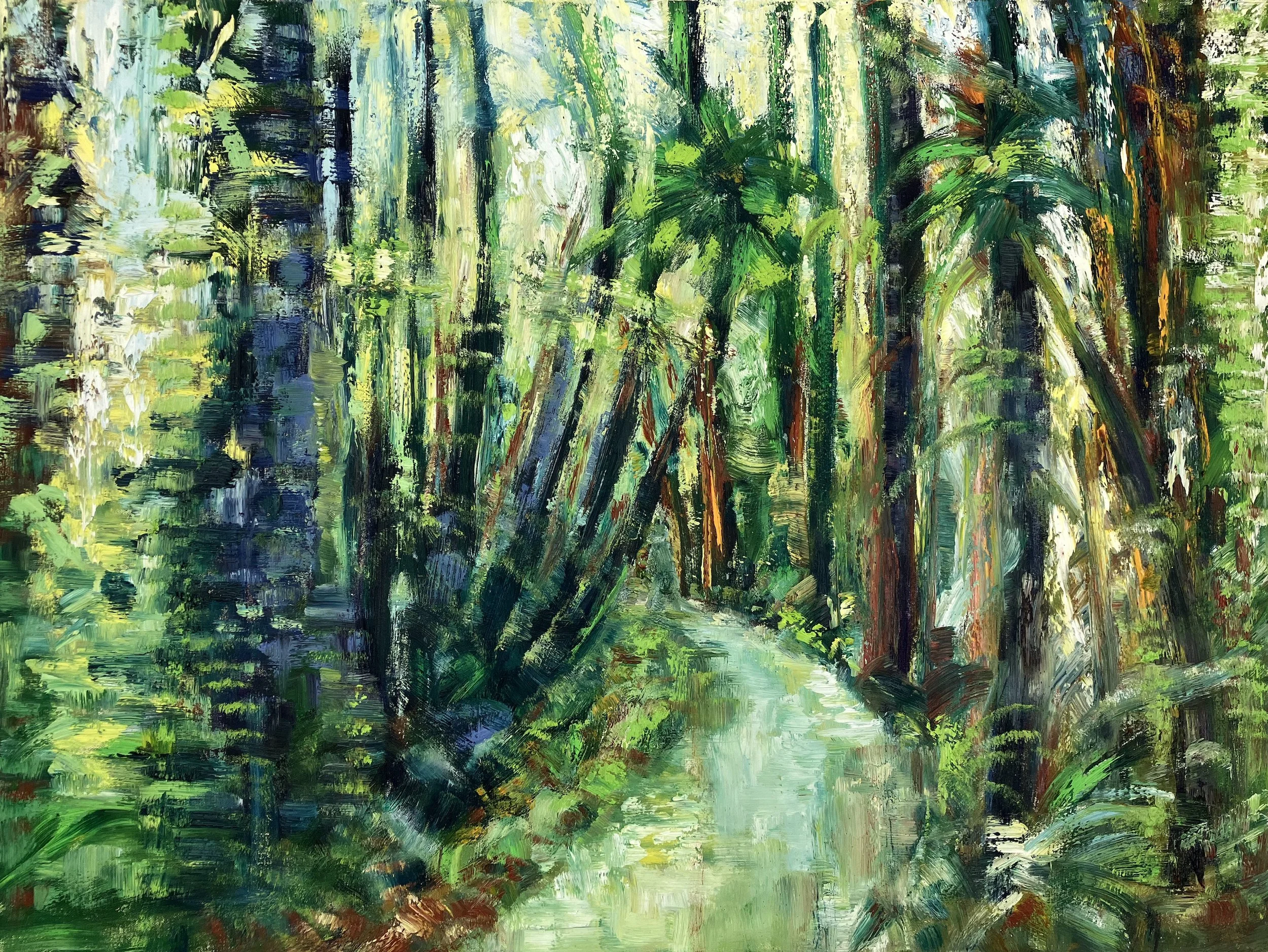   Around the Bend   oil on canvas  76×101cm   SOLD  