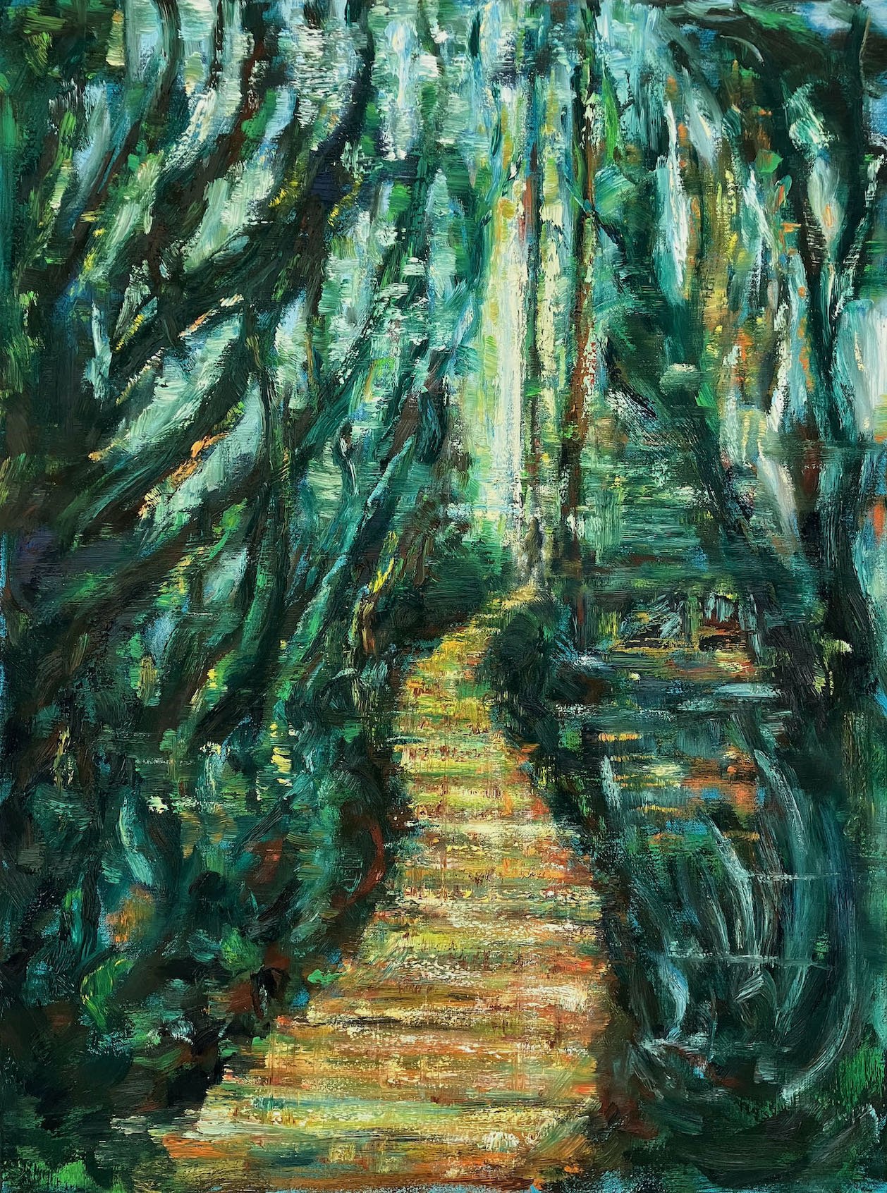   Walking into the Light &nbsp;  oil on canvas   101×76cm    Enquire     