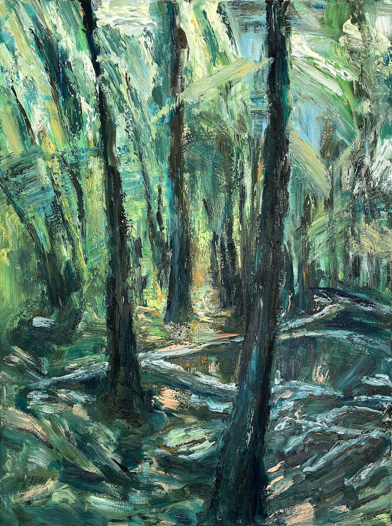   The Hidden Path   oil on canvas   102×75cm    Enquire     