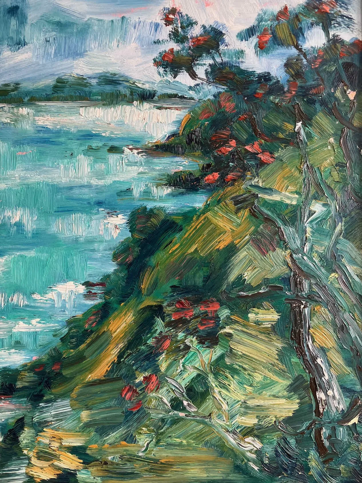   Near the Edge   oil on board   60×45cm    Enquire   