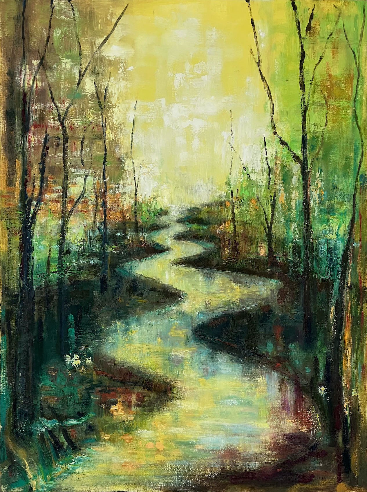   The Twisted Path   oil on canvas   101 x 76cm    Enquire     