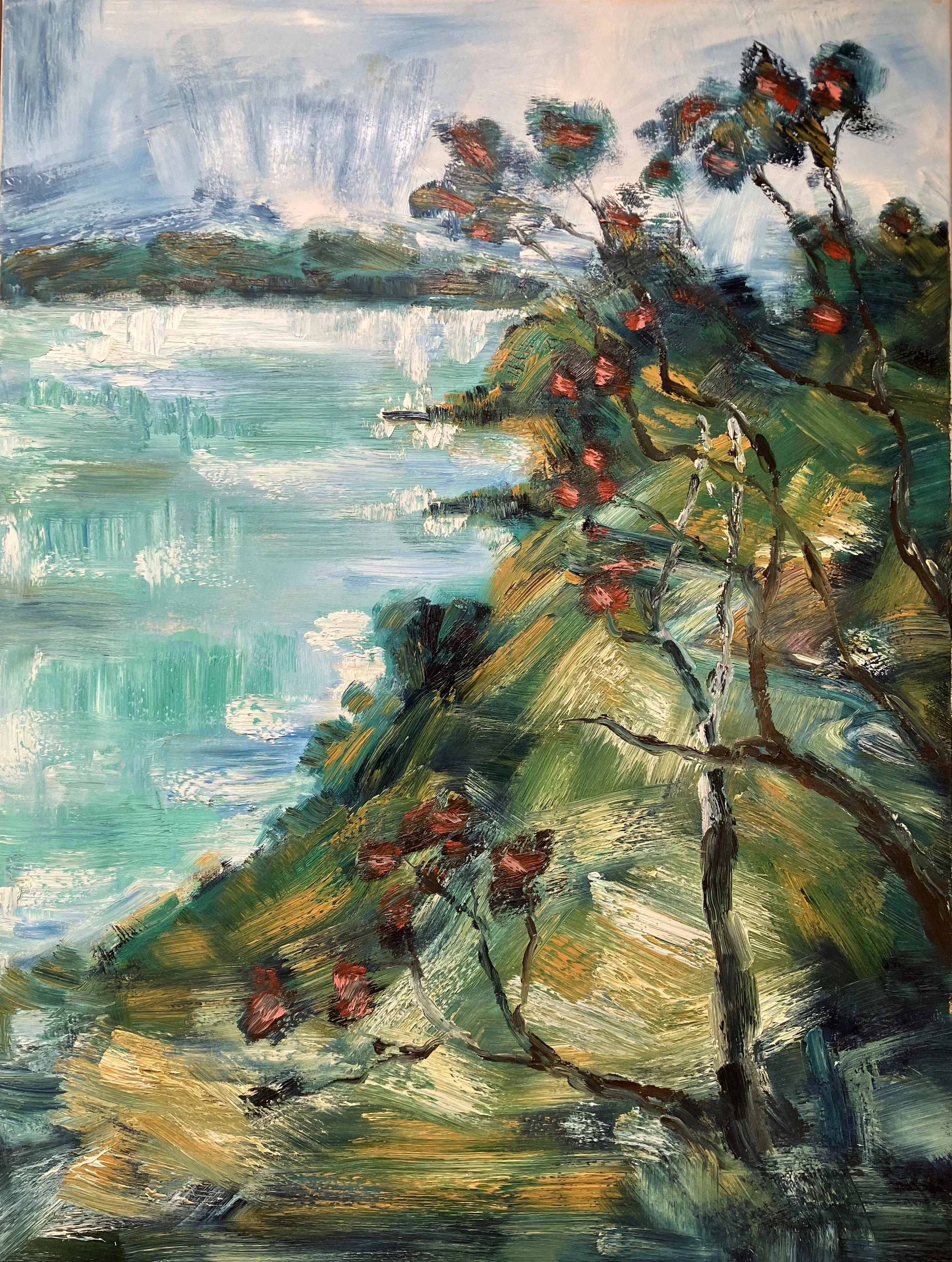   Near the Edge   oil on canvas   100 x 75cm&nbsp; &nbsp; &nbsp; &nbsp; &nbsp;     Enquire     