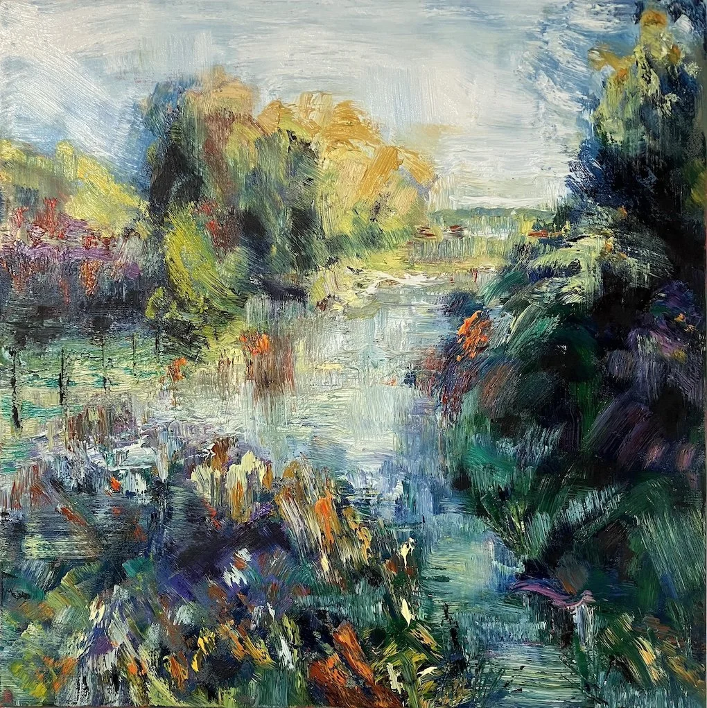   Path to Estuary   oil on canvas   61 × 61cm    Enquire   