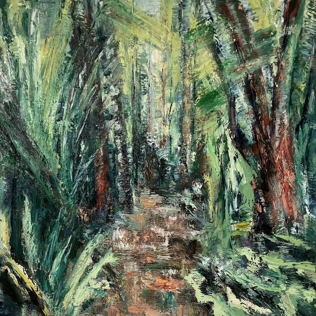   A Well-Trodden Path   oil on canvas  61 × 61cm    Enquire   