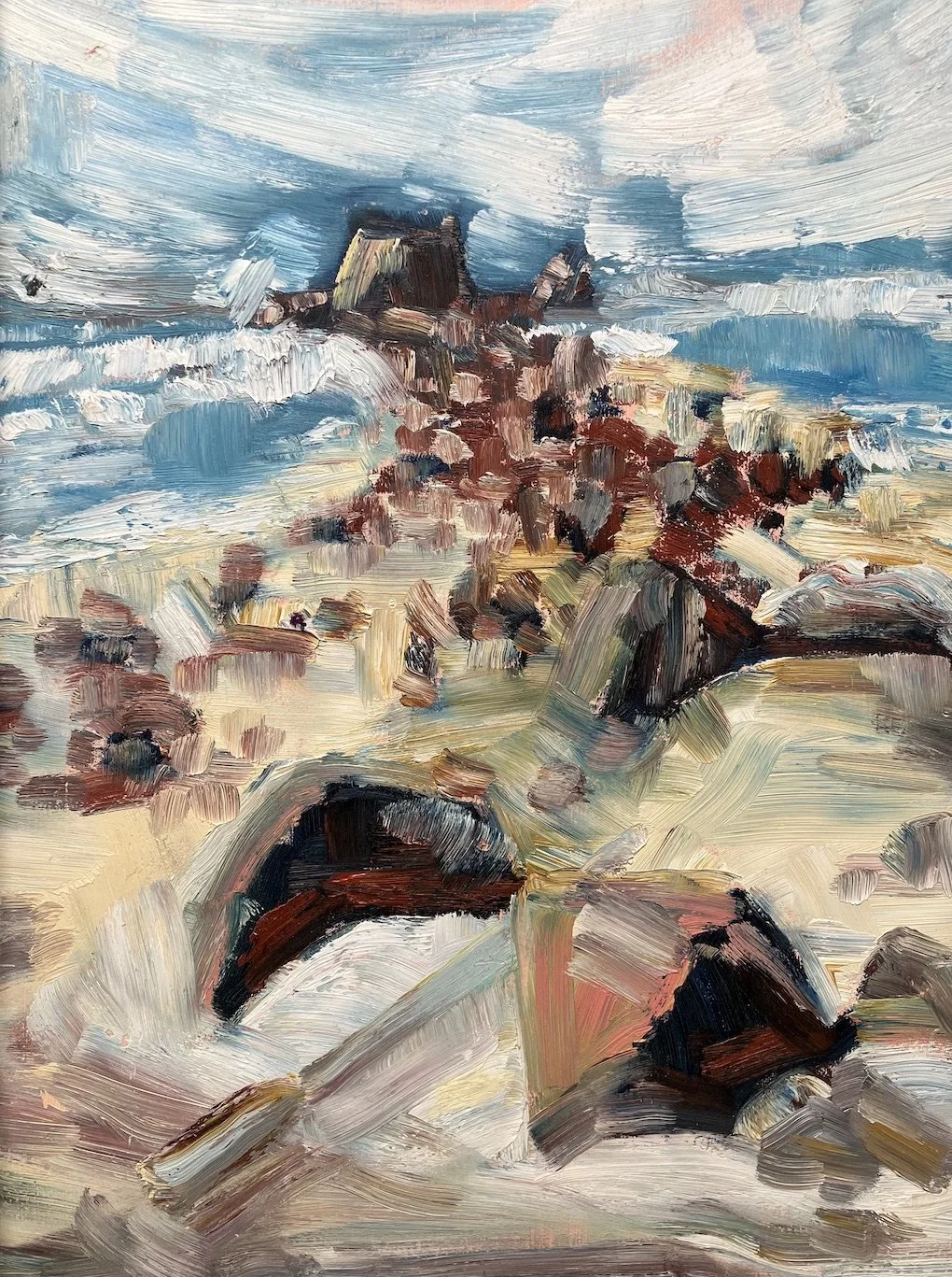   The Sentinel (study)   oil on board  60 x 45cm&nbsp;&nbsp; &nbsp; &nbsp; &nbsp;    Enquire   