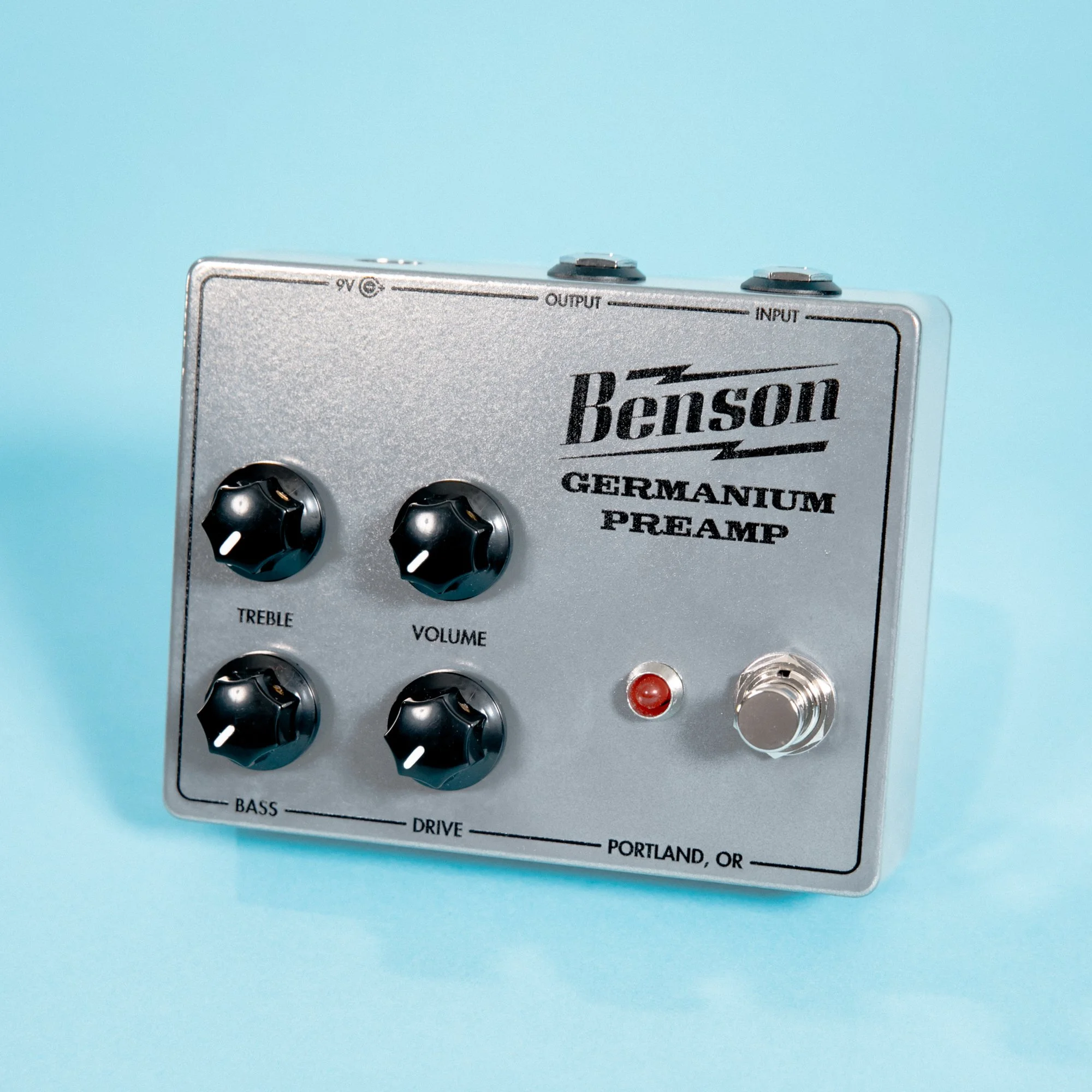 Chrome powder coat Germanium Preamp