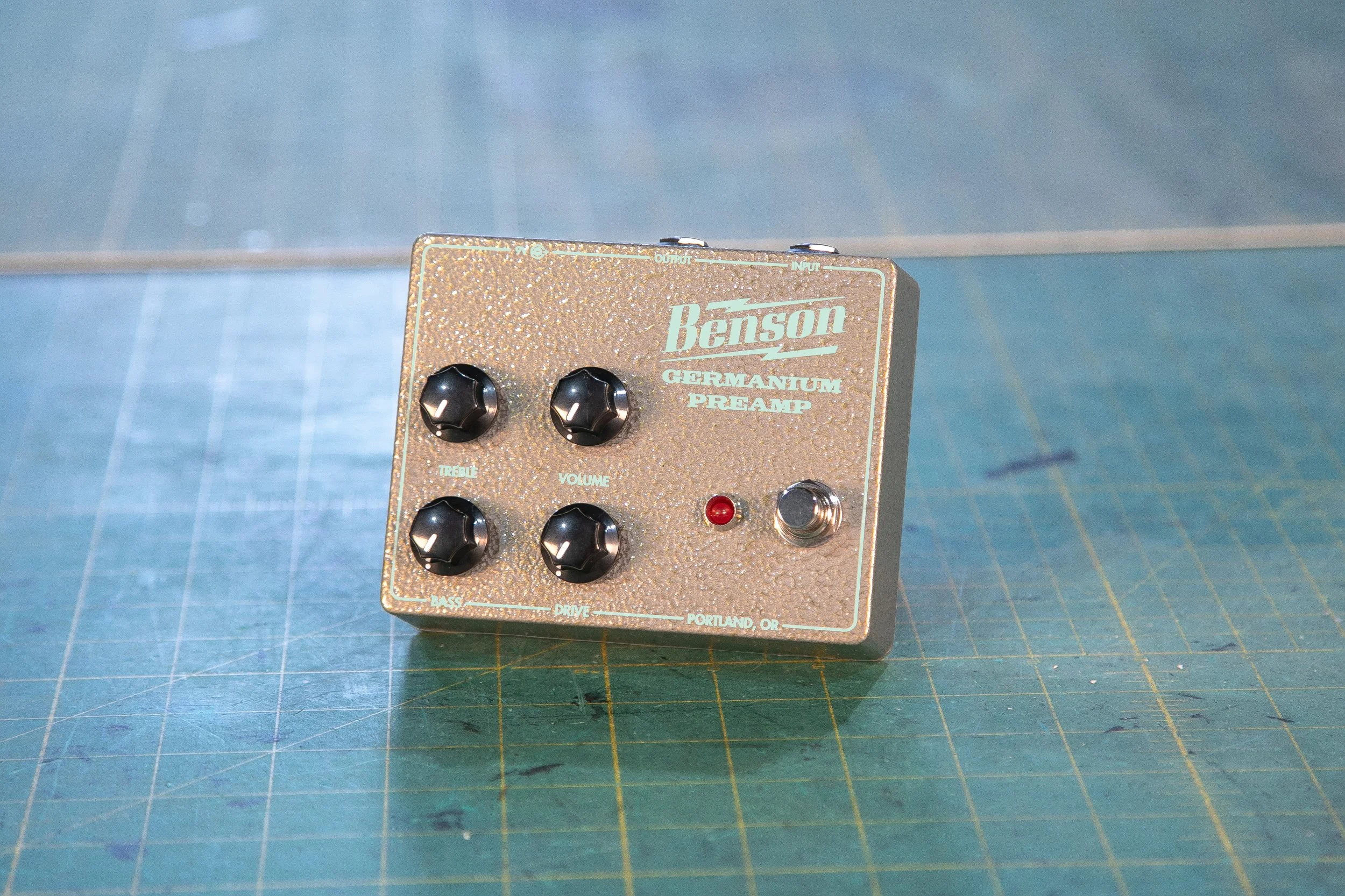 Limited Edition Gold and Mint Germanium Preamp