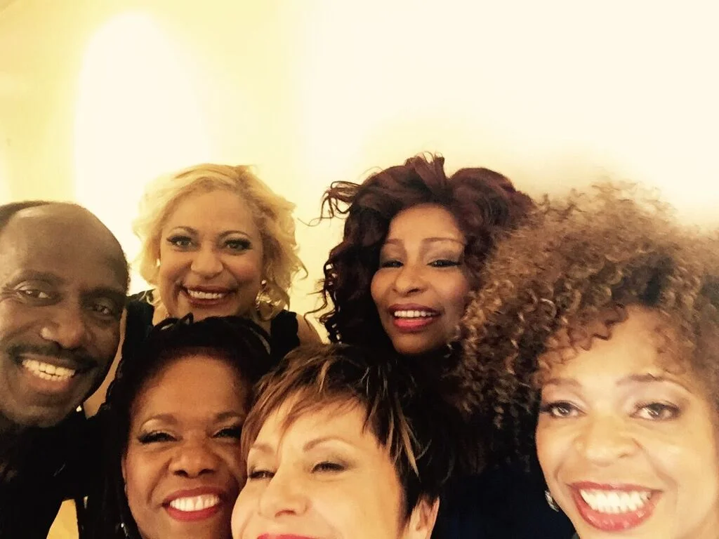 Backstage with Chaka Khan on the Late Show 