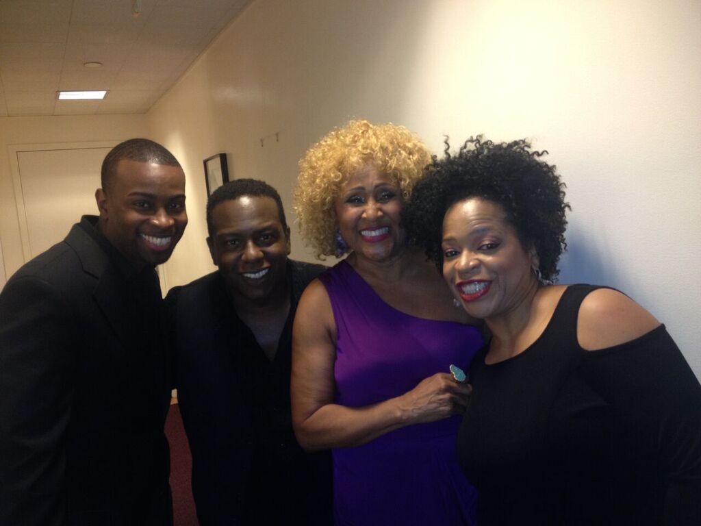 Backstage with Darlene Love on the Late Show with David Letterman 