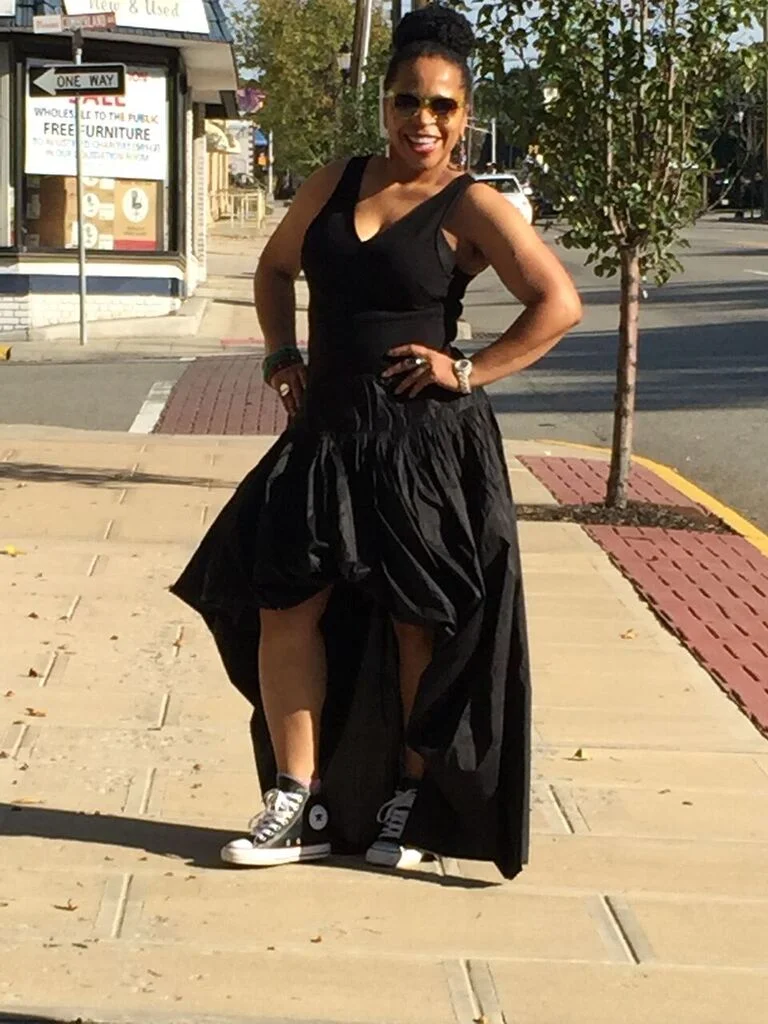 In my SOFISTAFUNK skirt 
