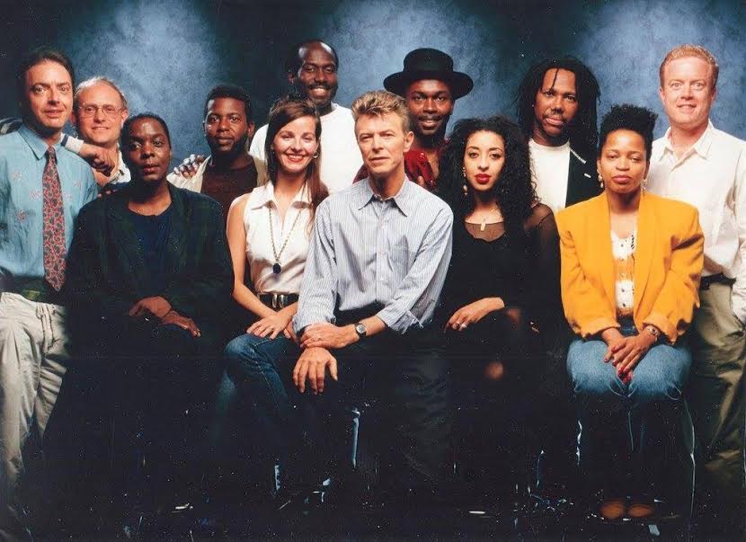 David Bowie session for “Black Tie, White Noise” 